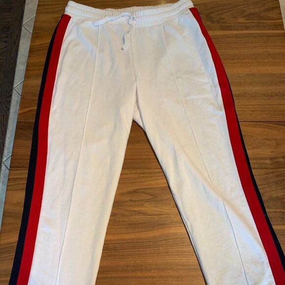 Golf or tennis shirt, women's, classic sleeveless polo, red wht, AS? brand, Sz L - Picture 11 of 15